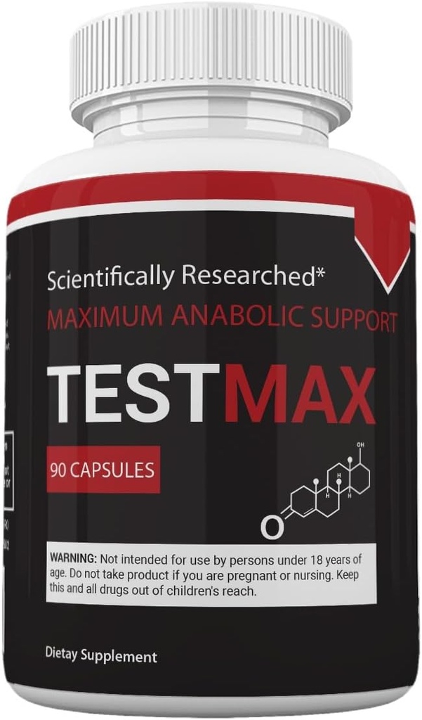 Zonata TestMax Nahrungsergänzungsmittel für Männer, Test Max Natürlich steigern Leistung, Ausdauer und Energie Levels, Natürliche Formel, um Energie- und Leistungsniveaus (Single Pack, 60 Tabletten)