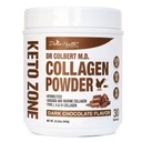 Dr. Colbert, MD Hydrolyzed Collagen Powder | Chocolate Flavor | by Divine Health | Type I, II, III Chicken & Marine Collagen | Keto Zone | Support Hair, Skin, Nails & Joints | 630g | 30 Servicings