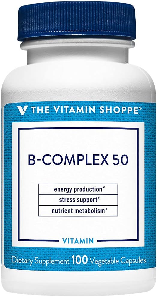 La vitamine Shoppe B-Complex 50 (100 capsules de légumes)