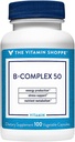 La vitamine Shoppe B-Complex 50 (100 capsules de légumes)