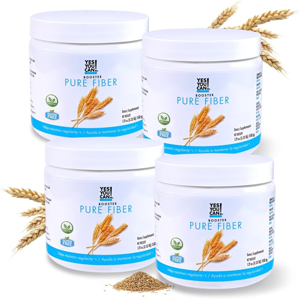 Ja, das kannst du! Drink Booster - Bio Greens Superfood Powder Mix - 4 Pack mit Alfalfa Grass, Wheatgrass, Kale, Gerste Grass, Zitronensaftpulver - Reich an Antioxidantien, Vitaminen und Mineralien.