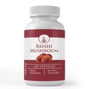 Pure Original Zutaten Reishi Pilz, (100 Kapseln) Immer rein, keine Zusatzstoffe oder Füllstoffe, Lab Verifiziert