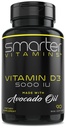 Smarter Vitamin D3 5000 IU in Avocado Öl 125mcg - 90 Mini Softgels