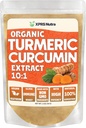 XPRS Nutra Organic Turmeric Curcumin Powder Extract 10:1 - Premium USDA Organic Curcumin Powder for Immunity - Vegan Friendly Pure Curcumin for Gut Health (2 Unze)