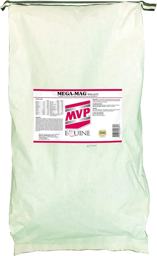 Mega-Mag (50 lb Tasche) Balanced Multi Vitamin/Mineral Supplement für Alfalfa Hay Diäten