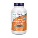 NOW Foods Supplements, Ultra Omega 3-DTM, Omega-3 Fischöl + Vitamin D-3, kardiovaskuläre Unterstützung*, 180 Softgels