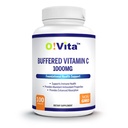 Gepuffertes Vitamin C 1000mg zur Unterstützung von Immungesundheit, 100 gepufferte Non-GMO-Tabletten, 100-Tage-Versorgung