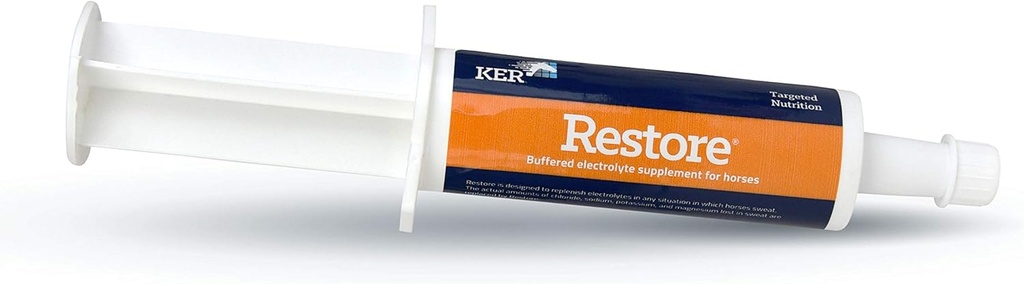 Kentucky Equine Research Restore Paste: Gepufferte Elektrolytergänzung für Pferde, 60cc Tube
