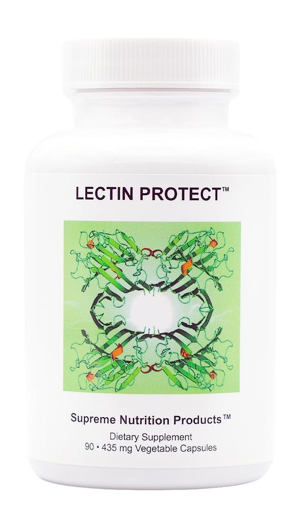Supreme Nutrition Lectin Protect, 90 reine pflanzliche Kombination Vegetarische Kapseln