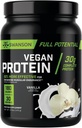 Swanson Protéine végétalienne à potentiel complet - Vanilla Flavor, poudre de protéines végétaliennes entières pour la construction et la récupération des muscles - 30 g