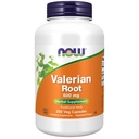 NOW Nahrungsergänzungsmittel, Valerian Root (Valeriana officinalis) 500 mg, Kräuterergänzung, 250 Veg Kapseln