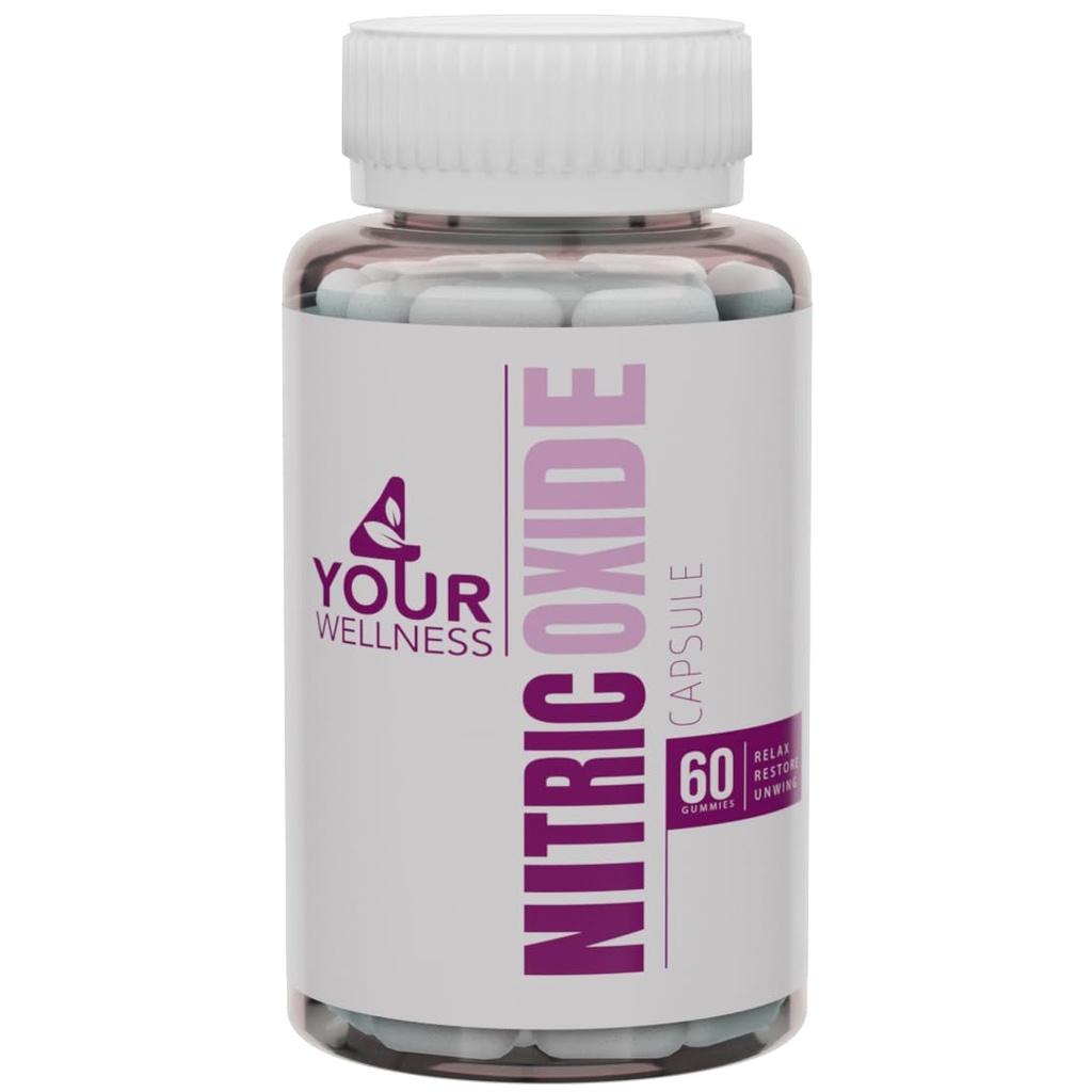Supplément à l'oxyde nitrique, avec L Arginine et L Citrulline boostant la production d'oxyde nitrique, la pression artérielle et la circulation, sans gluten, sans OGM, casher (60)