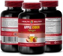 Produits capillaires de vinaigre de cidre de pomme - Complexe avancé de vinaigre de cidre de pomme avec varech, spiruline, lécithine - Lecithine varech b6, Klamath Blue Green Algae, Supplément de soutien de digestion - 1 bouteille 90 capsules