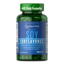 Puritan's Pride Non-GMO Soy Isoflavones 750mg, Nahrungsergänzung mit Active Daidzein, Genistein und Glycitein unterstützt Menopause und Hot Flashes, 120 Rapid Release Capsules