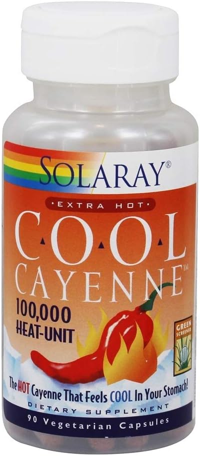Solaray - Cool Cayenne Extra Hot - 90 Kapseln