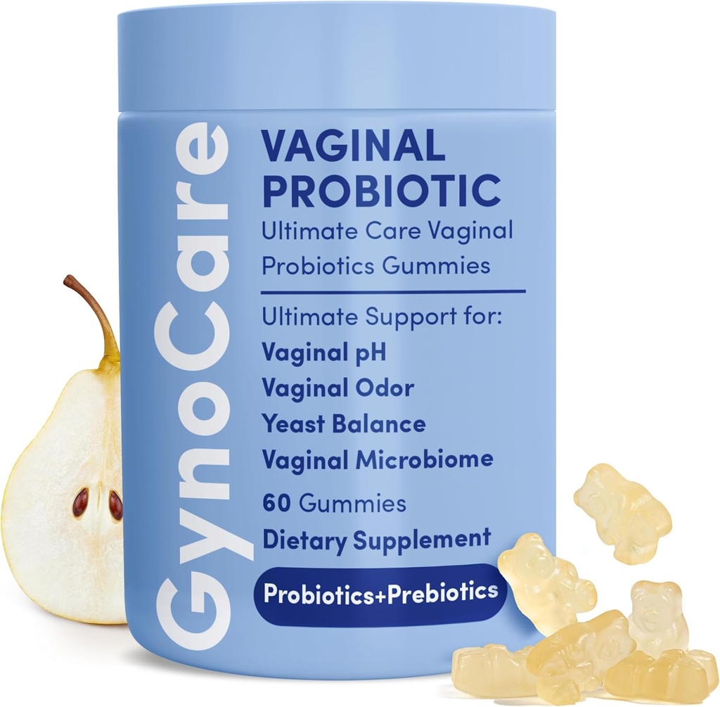 Vaginal Probiotics pH Balance Gummis für Frauen | Präbiotika und Probiotika für Frauen | Frauen Vaginale Ergänzung für ph Balance und Vaginal Gesundheit | Vaginal Odor Control 60 Gummies