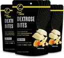 Dextrose Bites - Dextrose Melts Hergestellt mit Dextrose-Pulver - Dextrose für Workout und Running Energy Snacks - Glucose Tablets Portable Energy Melts (Banana Mango) (Pack von 03)