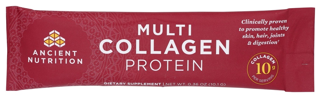 ANCIENT NUTRITION Multi Collagen Complex Powder Packet, 0.36 OZ (Verpackung kann Vary)