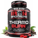 Iron Brothers Thermo Burn Hardcore Fat Burner – High Stim Thermogenic mit Yohimbine HCl, Grains of Paradise & Caffeine – Metabolism Booster & Appetite Control – 60 Kapseln