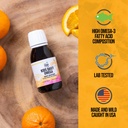 Auf Ziel lebende Kinder Täglich Omega- Fruchtig Geschmack 3.33 Unze. Natürlich | Natürliche Vitamine A & D | Monk Frucht & Orange Flavor | Premium Line Caught Cod Liver Öl