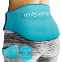 Pack de glace Comfytemp pour soulager la douleur au dos, 2 packs, FSA Admissible, Gel réutilisable Enveloppe de glace pour blessures à Sciatica, Compression froide chaude pour Lombaire Inférieure, Taille, Hommes Femmes Après Chirurgie Cadeau