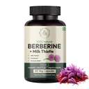Hurbix Berberine - 1300 mg | 5 in 1 Erweiterte Formel mit Milchdistel, Turmeric & Cinnamon | Premium High-Potency Formel | 60 Kapseln