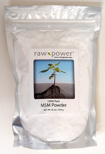 Raw Power MSM Powder, 100% Pure, (16 oz, Made in USA)