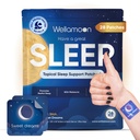 Wellamoon Original Sleep Patches für Erwachsene Extra Strength | Easy-to-Apply Sleep Patch mit Melatonin & Valerian | Relax & Wake Up Refreshed | Long-Lasting Night Comfort für Herren & Frauen | 28 Patches