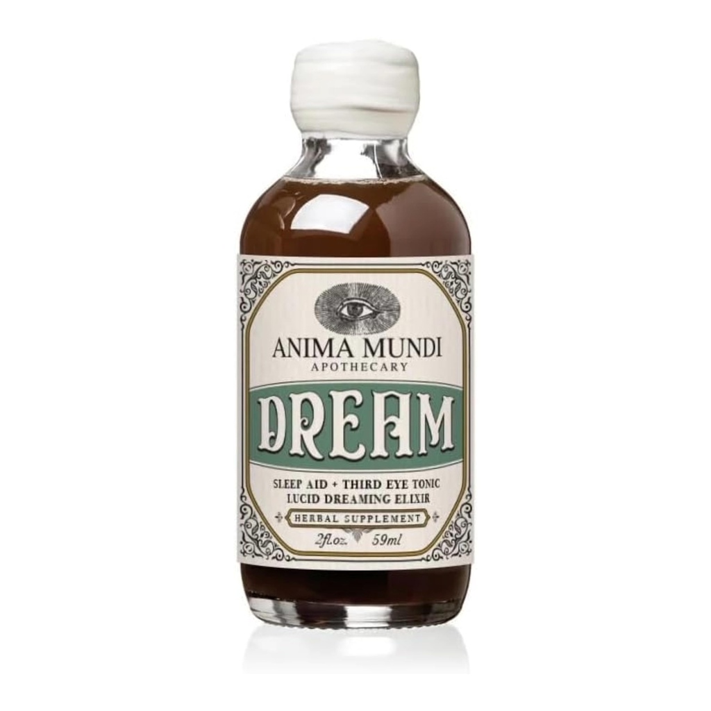 Anima Mundi Apothecary Lucid Dream Elixir - Third Eye Tonic - Relaxing Adaptogenic Drink - Unterstützung Lucid Dreaming und Visionary Sleep mit dieser Calming Tonic (2 oz)