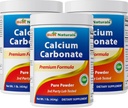 Best Naturals Calciumcarbonatpulver 1 Pfund - Lebensmittelklasse (16 OZ (Pack von 3))
