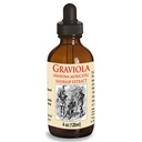 Bio Graviola Liquid Soursop Extract 4 oz Wildcrafted Tincture (Annona Muricata) : Immunsystem Booster (4oz)