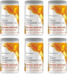 Youngevity Beyond Tangy Tangerine 2.5 Tropical Tangerine Ultimate Multi-Vitamin & Mineral Complex - Made With Natural & Whole Foods | 8.000 ORAC (6)