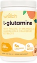 Wellah L-Glutamine Peach Mango (50 portions) - 5g L-Glutamine par portion, sucré avec Stevia