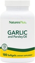 Natures Plus Knoblauch & Petersilie - Naturally Promotes Gesunde Cholesterin & Blutdruckstufen - 180 Softgel (180 Portionen)