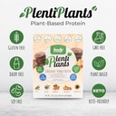 Body Nutrition PlentiPlants Pflanzenbasiertes Proteinpulver, Milchfreies Protein ohne Soja oder Künstliche Inhaltsstoffe, Natürlich aromatisiertes Bio-Pflanzenprotein Shake, Schokolade Erdnussbutter, 38 g