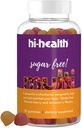 Hi-Health Sugar Free Gummy Multivitamin, Once Per Day, Ketogenic Vitamin, Vitamin C, Vitamin D, Plant Based, Gluten-Free, Natural Delicious Cherry & Strawberry Flavors (60 Gummies)