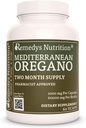 Remèdes Nutrition Méditerranéen Origan 1 000 mg, 60 Capsules végétaliennes Complément alimentaire à base de plantes