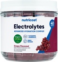 Complexe d'électrolytes Nutricost, parfumé au raisin, 40 Stickpacks - Complexe d'hydratation avancé