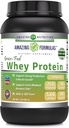 Erstaunliche Formeln Gras-Fed Whey Protein Powder Supplement | 2 Lbs | Vanilla Flavor | Non-GMO | Gluten-Free | Made in USA