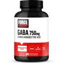 Kraftfaktor GABA 750mg Kapseln, GABA-Ergänzung zur Unterstützung von Ruhe, Schlaf, & Fokus, Neurotransmitter-Unterstützung, Vegan, Non-GMO, 100 GABA Kapseln