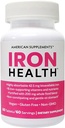 Iron Health 42.5 Mg Non-Constipating Iron mit 16 eisenhaltigen Vitaminen und Nährstoffen einschließlich Vitamin C 60 Tabletten