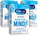 Enfamil Fer-In-Sol Eisen Ergänzung Tropfen für Infants & Kleinkinder, unterstützt Gehirnentwicklung, 50 mL Dropper Flasche, Paket von 3