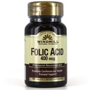 Acide folique du moulin à vent 400 Mg Comprimés - 180 Ea