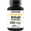 MONOHERB Shilajit Extract 1000 mg - 120 capsules végétariennes