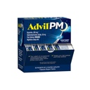 Advil PM analgésique et aide au sommeil de nuit, anti-douleur avec Ibuprofène pour soulager la douleur et diphénhydramine Citrate pour un aide au sommeil - 50x2 Caplets enduits