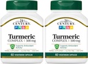 21st Century Turmeric Complex Vegetarische Kapseln, 60 Count (Pack von 2)