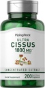 Piping Rock Cissus Quadrangularis Supplément 1800mg , 200 Capsules , Extrait de plantes ultra concentré , sans OGM, sans gluten