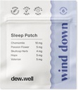 Patchs de sommeil à vent de rosée - Mélotonine sans camomille et fleurs de passion pour les aides au repos naturel - bandes de stress pour le soulagement de la migraine - Sticker de sommeil & Sleeper Relief - 6 comte clair