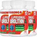 1660MG Urolithine A Supplément - Urolithine liposomique 180 Capsules