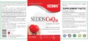 SEDDS® CoQ10 Supplément santé cardiovasculaire Ubiquinol, vitamine quotidienne pour la santé cardiaque et l'énergie (60 comte), softgel eau liquide à absorption élevée pour haute pression sanguine et cholestérol